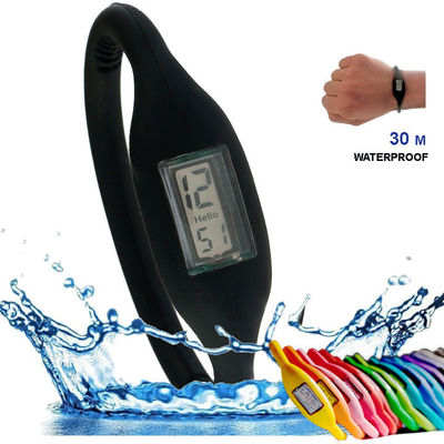 L'orologio di Digital del silicone di Multiapplication 3ATM impermeabilizza ecologico