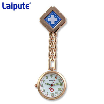 Orologio per gli infermieri, infermiere Lapel Pin Watch del petto di Multiapplication di caso di 27mm