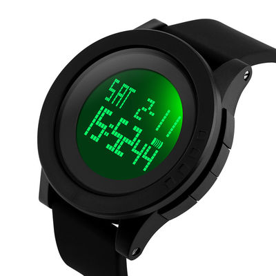 Lo sport militare guarda per adattare a silicone l'orologio impermeabile del LED Digital