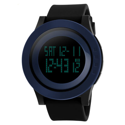 Lo sport militare guarda per adattare a silicone l'orologio impermeabile del LED Digital