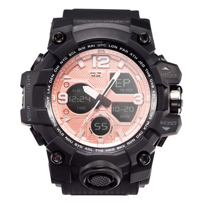 Orologi elettronici di plastica dell'orologio elettronico dell'orologio di Digital per gli uomini