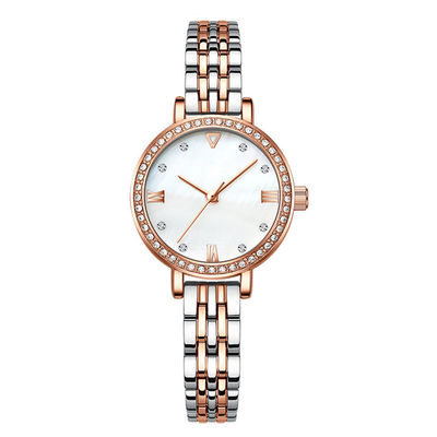 Spessore blu 3ATM Antiwater dell'orologio 11mm del quarzo delle donne dell'arenaria