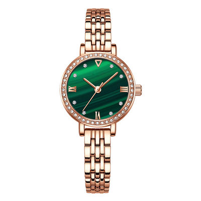 Spessore blu 3ATM Antiwater dell'orologio 11mm del quarzo delle donne dell'arenaria