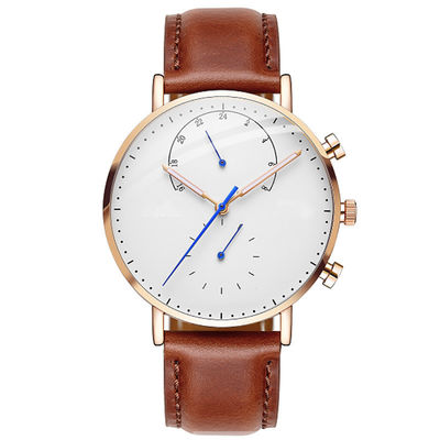 orologio del quarzo di acciaio inossidabile 316l, orologio di 36mm con l'allarme di vibrazione