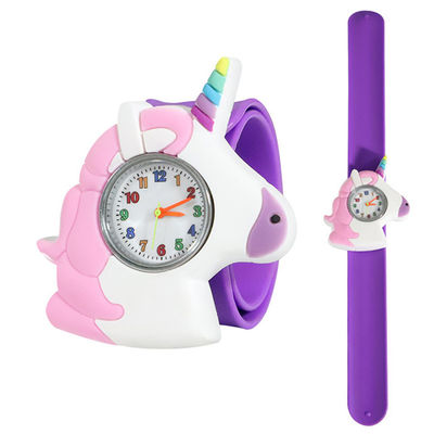 Materiale impermeabile di spessore 3ATM Arcylic di Unicorn Quartz Kids Watch 0.6cm