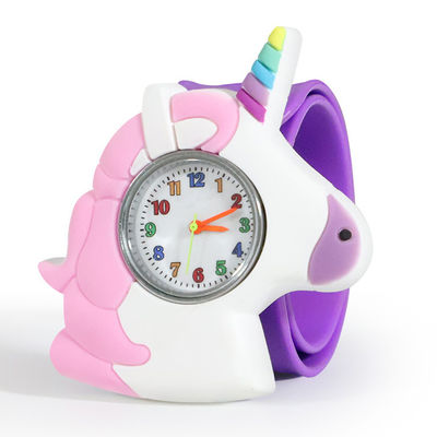 Materiale impermeabile di spessore 3ATM Arcylic di Unicorn Quartz Kids Watch 0.6cm