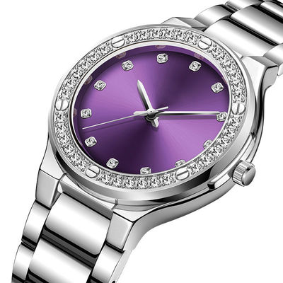 ROHS Diamond Quartz Watch genuino, Hardlex Diamond Bracelet Watch For Ladies