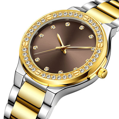 ROHS Diamond Quartz Watch genuino, Hardlex Diamond Bracelet Watch For Ladies