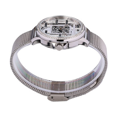 Spessore impermeabile dell'orologio 10.4mm del quarzo di acciaio inossidabile 5ATM