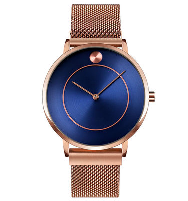 Orologio del quarzo di acciaio inossidabile del ODM, orologio resistente dell'acqua di acciaio inossidabile