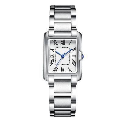 Orologi del quarzo delle donne resistenti all'uso, spessore quadrato dell'orologio 10mm del quarzo