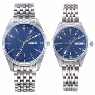 Scratchless accoppia gli orologi per le coppie ha marcato a caldo il vetro rinforzato