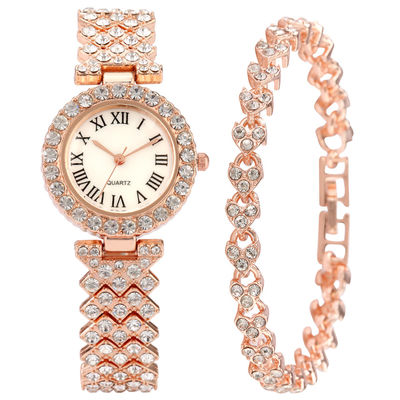 orologio del quarzo delle donne 100g, OEM Diamond Bracelet Watch For Ladies