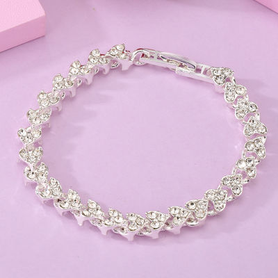 orologio del quarzo delle donne 100g, OEM Diamond Bracelet Watch For Ladies