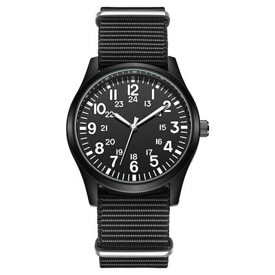 Orologi classici del quarzo della batteria di SR626SW, orologio di nylon di PC21 Movt