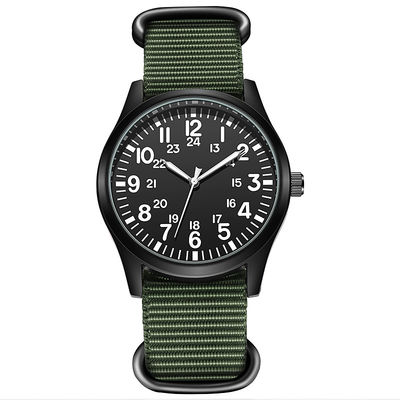 Orologi classici del quarzo della batteria di SR626SW, orologio di nylon di PC21 Movt