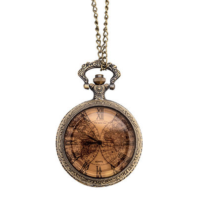 Retro quarzo d'annata Movt dell'orologio dell'orologio da tasca con la catena di 0.8m