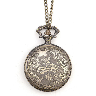 Retro quarzo d'annata Movt dell'orologio dell'orologio da tasca con la catena di 0.8m