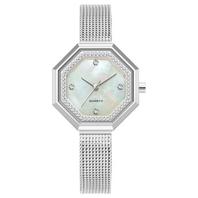 Acciaio impermeabile squisito Mesh Belt di Diamond Female Watch Japanese Movement