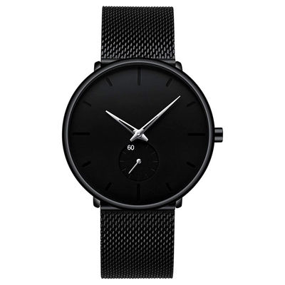 Orologio unisex del quarzo di modo con acciaio inossidabile Mesh Band