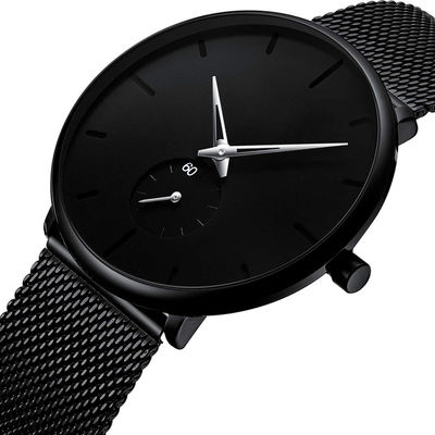 Orologio unisex del quarzo di modo con acciaio inossidabile Mesh Band