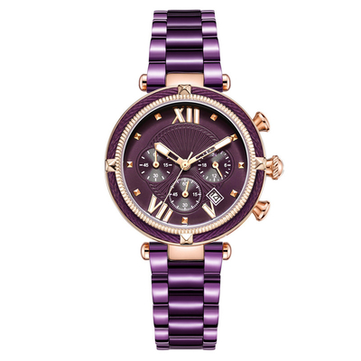 Nuovi orologi di lusso di tendenza di Crystal Women Watch Roman Numerals per le signore