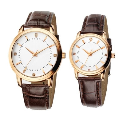 Gli amanti classici adattano ad affare degli orologi retro Diamond Japan Movement Watch