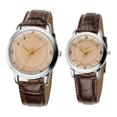 Gli amanti classici adattano ad affare degli orologi retro Diamond Japan Movement Watch