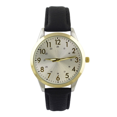 Cassa placcante del cinturino di orologio di cuoio casuale 17mm della lega del quarzo per Famale