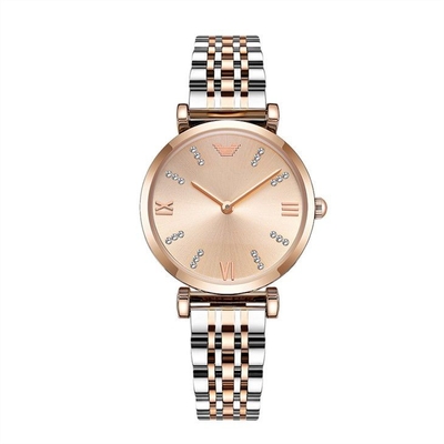 Orologio analogico 30mm Dia Casual Aesthetic Mirror del quarzo di acciaio inossidabile