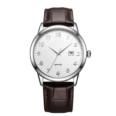 Cinghia del quadrante 220mm dell'orologio 42mm del cronografo delle cinghie di cuoio