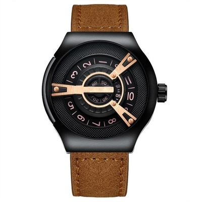 Cassa impermeabile di vetro 13mm del minerale dell'orologio del quarzo della lega 3BAR