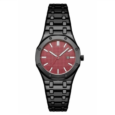 Orologio impermeabile del quarzo del calendario dell'orologio di affari di acciaio inossidabile degli uomini