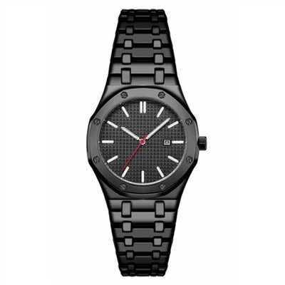 Orologio impermeabile del quarzo del calendario dell'orologio di affari di acciaio inossidabile degli uomini