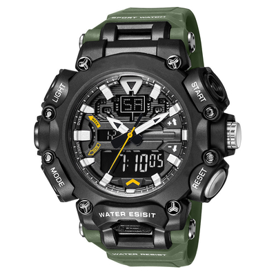 Orologio sportivo acrilico di Digital dello specchio 50 metri di orologio impermeabile del cronografo