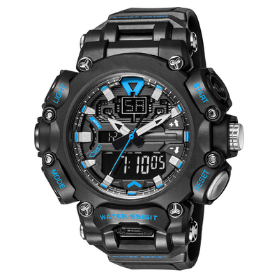 Orologio sportivo acrilico di Digital dello specchio 50 metri di orologio impermeabile del cronografo