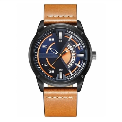 L'orologio automatico del quarzo del calendario impermeabilizza l'orologio del calendario del cronografo di 23cm
