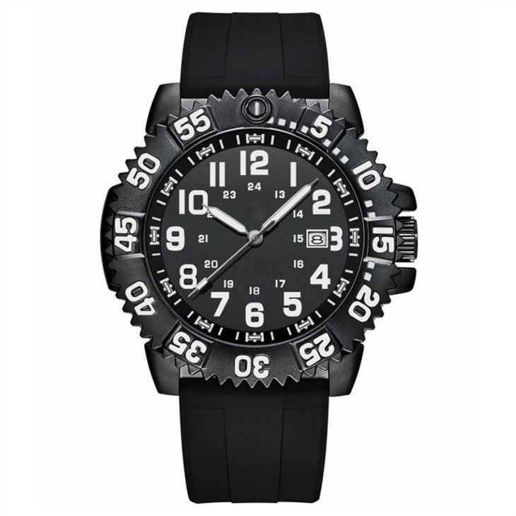 Orologio di S Digital di Pin Buckle Men del cronografo di sport della cinghia del silicone ' con i grandi numeri