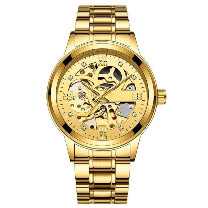 Orologio d'annata di scheletro dell'orologio dell'orologio di scheletro di scheletro ultra sottile di sport