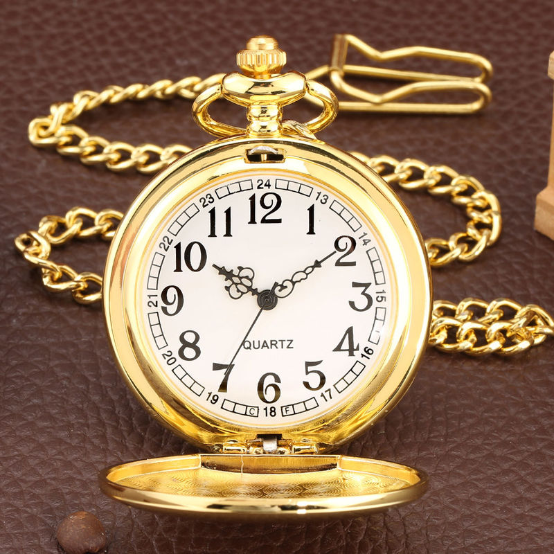 Orologio da tasca d'annata del ODM con il materiale di acciaio inossidabile della catena